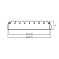 ART-GR44 x10 LED Светильник встраиваемый Downlight   -  Встраиваемые светильники 